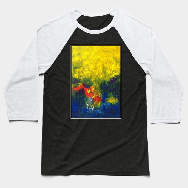 modern art Baseball T-Shirt by TAMOH65